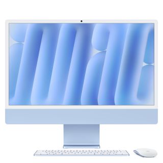 Apple iMac 24in Retina 4.5K Blue M4 8/8 Core CPU/GPU 2 Port 16GB/256GB - MWUF3X/A