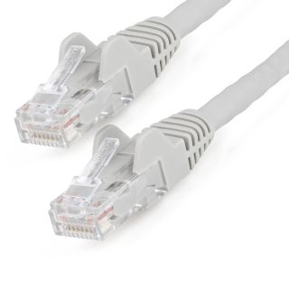 StarTech.com 0.5m Gray Cat6 Ethernet Cable LSZH Snagless - N6LPATCH50CMGR - Featuring Snagless RJ45 Connectors - Available from SABR - StarTech.com Reseller