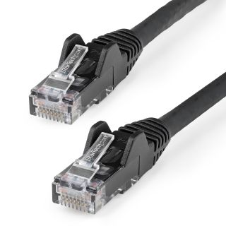 StarTech.com 0.5m Black Cat6 Ethernet Patch Cable Snagless - N6PATC50CMBK - Featuring Snagless RJ45 Connectors - Available from SABR - StarTech.com Reseller